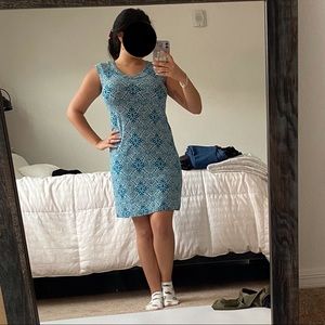 Little Blue Floral Dress - Columbia